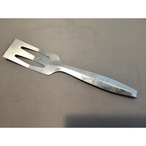 Vintage/MCM Regent Sheffield Atomic/Starburst Slotted Stainless Spatula - Japan